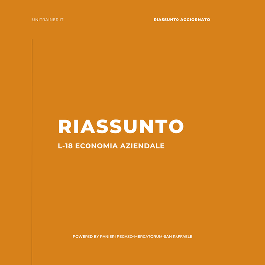 Aggiornato Riassunto di Storia economica L-18 | Economia aziendale Pegaso, L-18 Economia aziendale