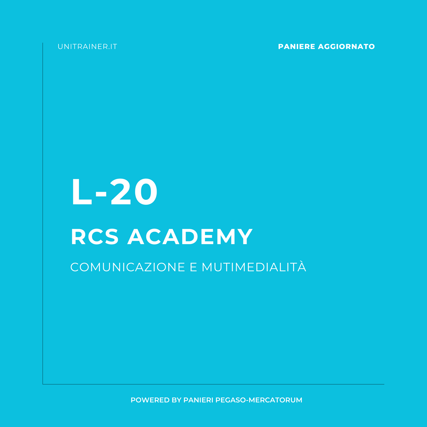 Paniere aggiornato Abilità informatiche e telematiche L-20 RCS Academy