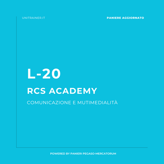 Paniere aggiornato Abilità informatiche e telematiche L-20 RCS Academy