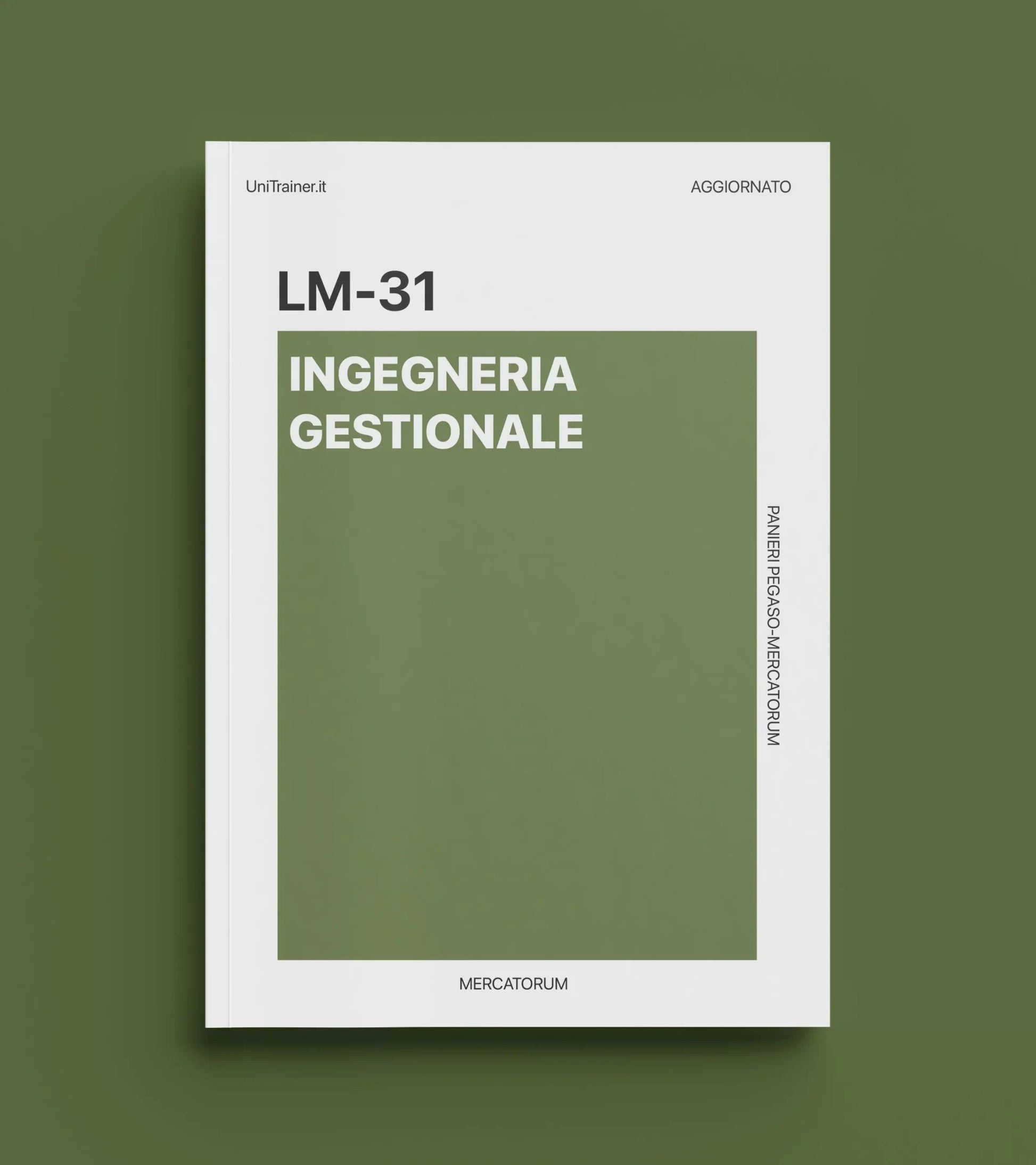 Paniere aggiornato Strategia organizzazione e marketing LM-31, Mercatorum