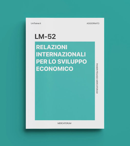 Paniere aggiornato Diritto Europeo della concorrenza e delle imprese LM-52, Mercatorum