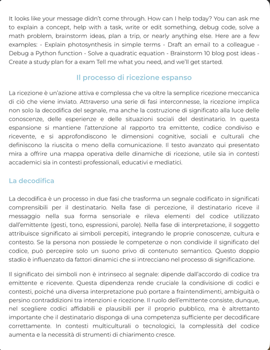 Riassunto di Teorie e tecniche della comunicazione di massa - 0901606LART07