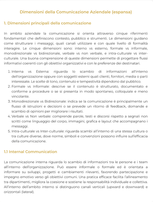 Riassunto di Lingua inglese - 0611306ING