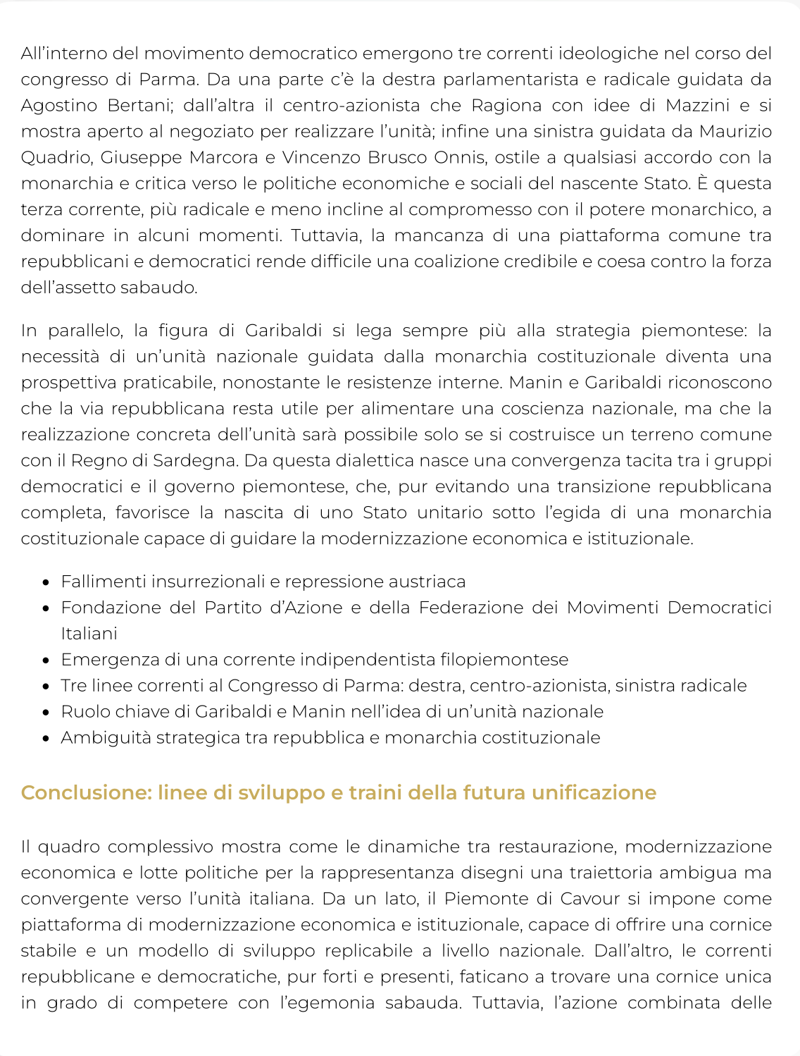 Riassunto di Storia contemporanea - 0392112MSTO04