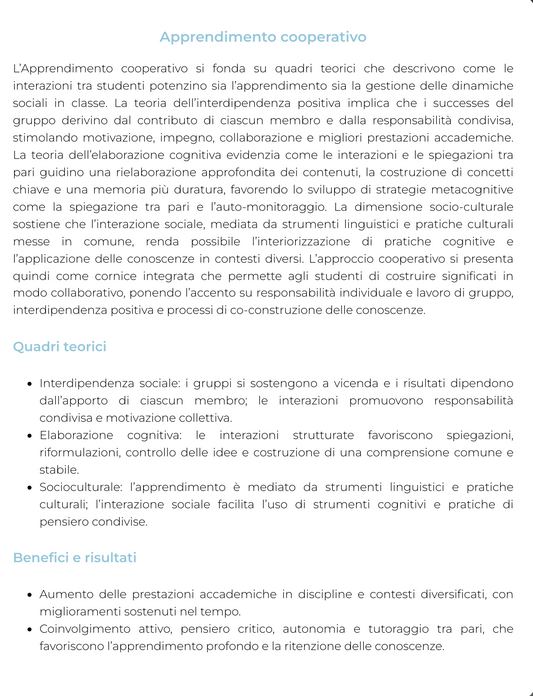 Riassunto Didattica generale e dell'inclusione
