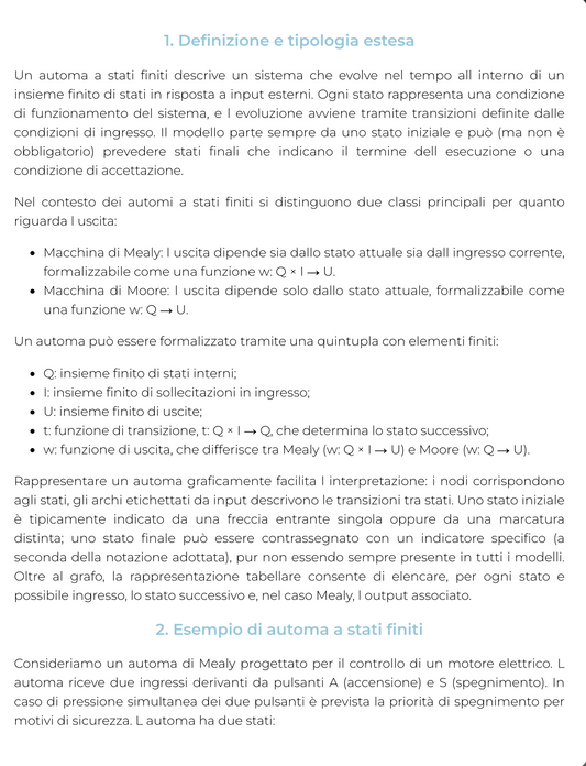 Riassunto di Idoneità informatica