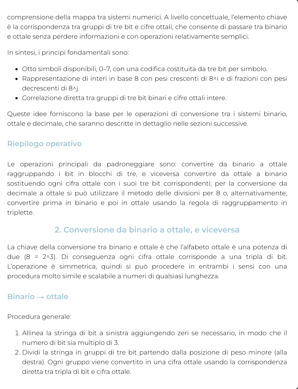 Riassunto di Idoneità informatica