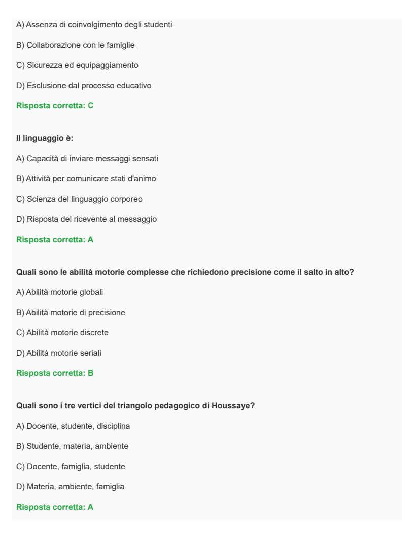 Metodi e didattiche delle attività motorie