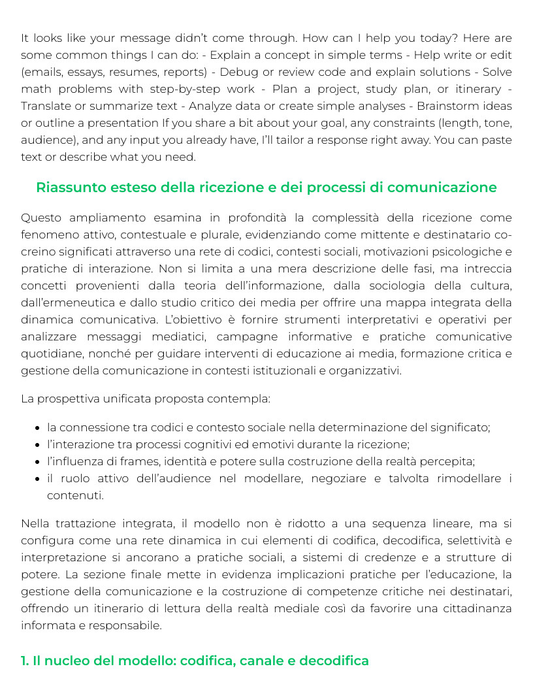 Riassunto di Teorie e tecniche della comunicazione di massa