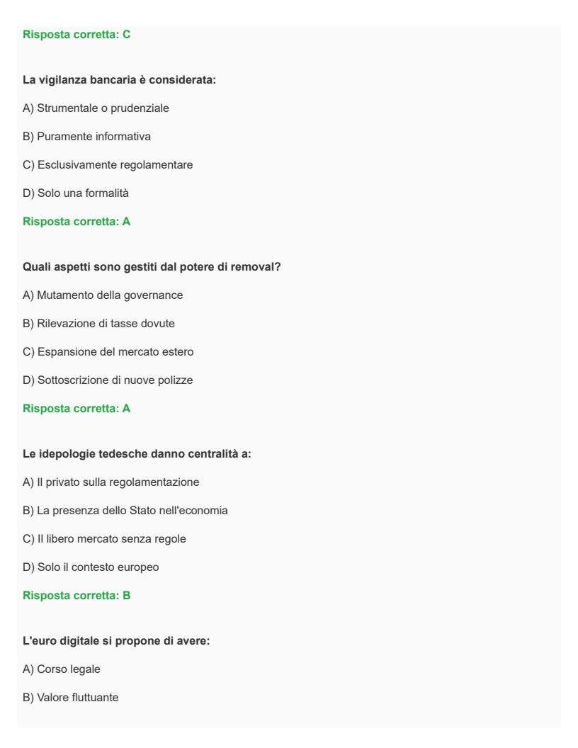 Diritto Bancario e Finanziario