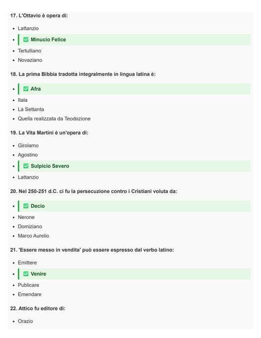 Lingua e letteratura latina