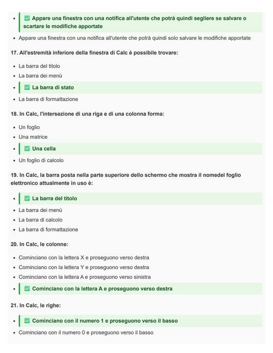 Prova di abilità informatica