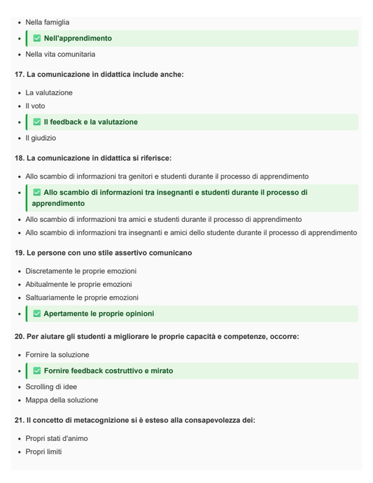 Didattica generale - SINGOLO 12 CFU