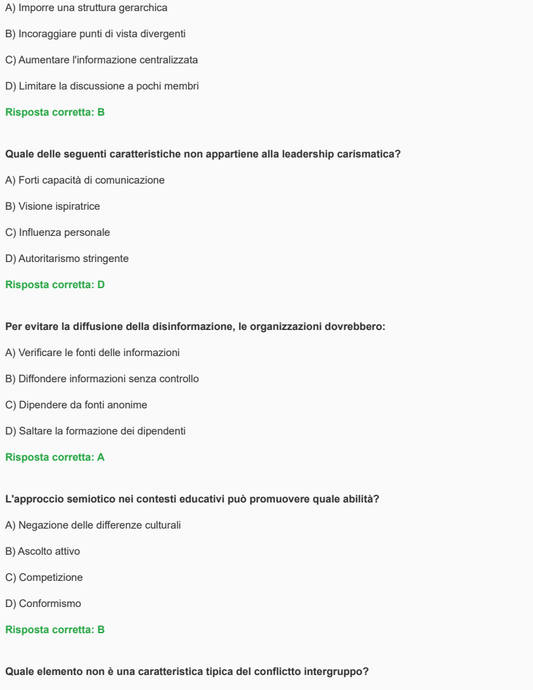 Psicologia dei gruppi e della comunicazione