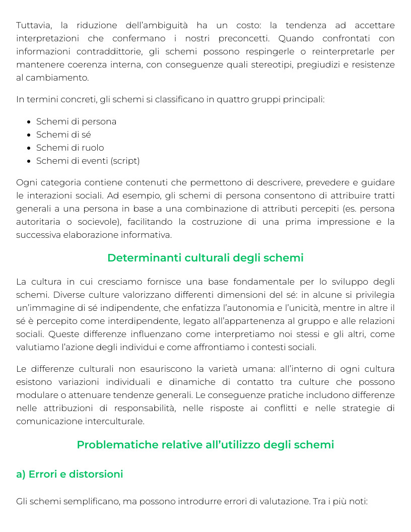 Riassunto di Psicologia generale — Pegaso