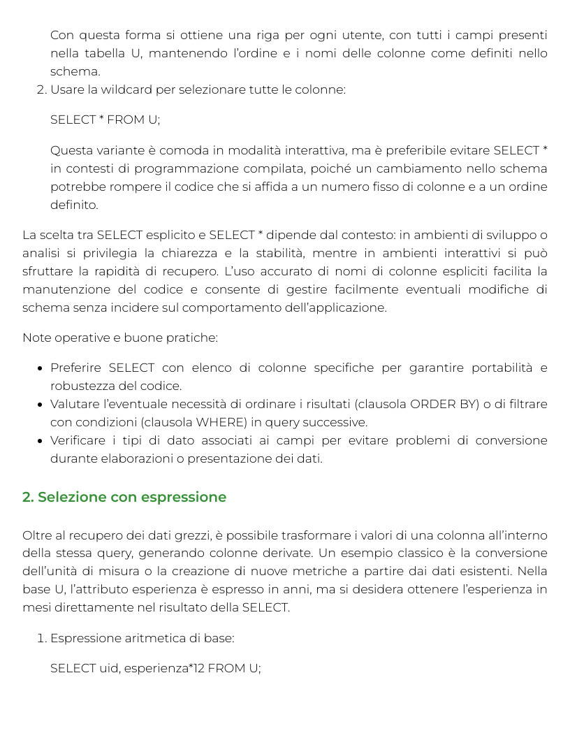 Riassunto di Strumenti informatici per lo sport