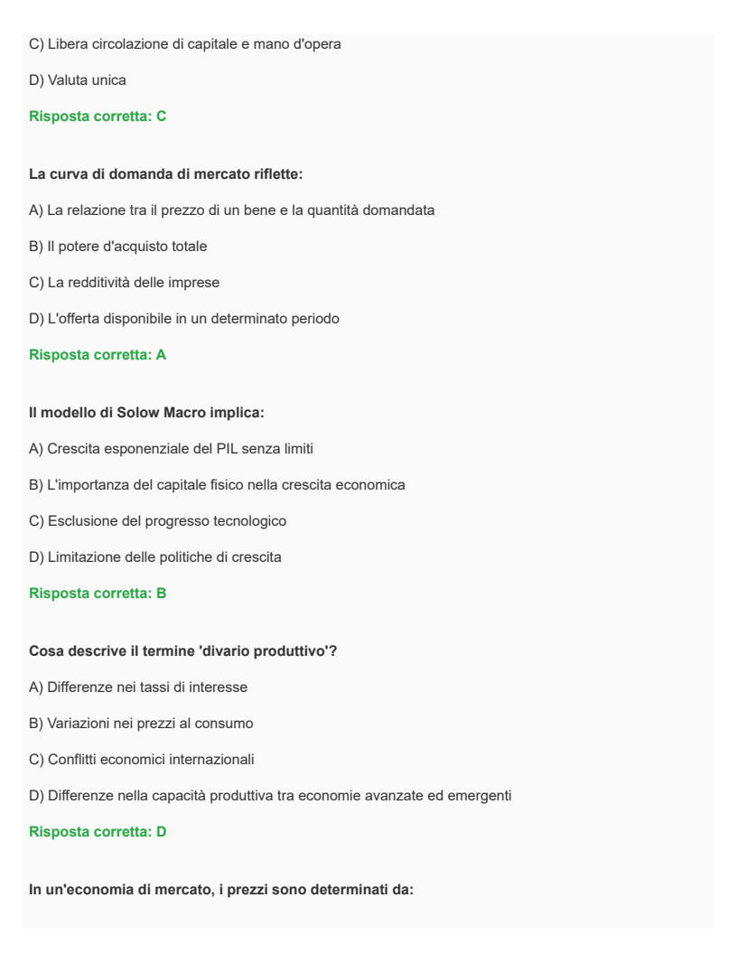 Economia Internazionale - MA1757