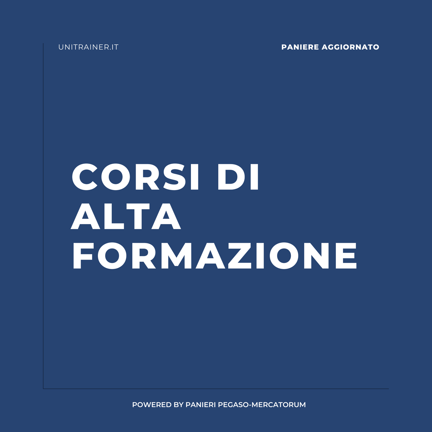 ALFO - Corsi di alta formazione