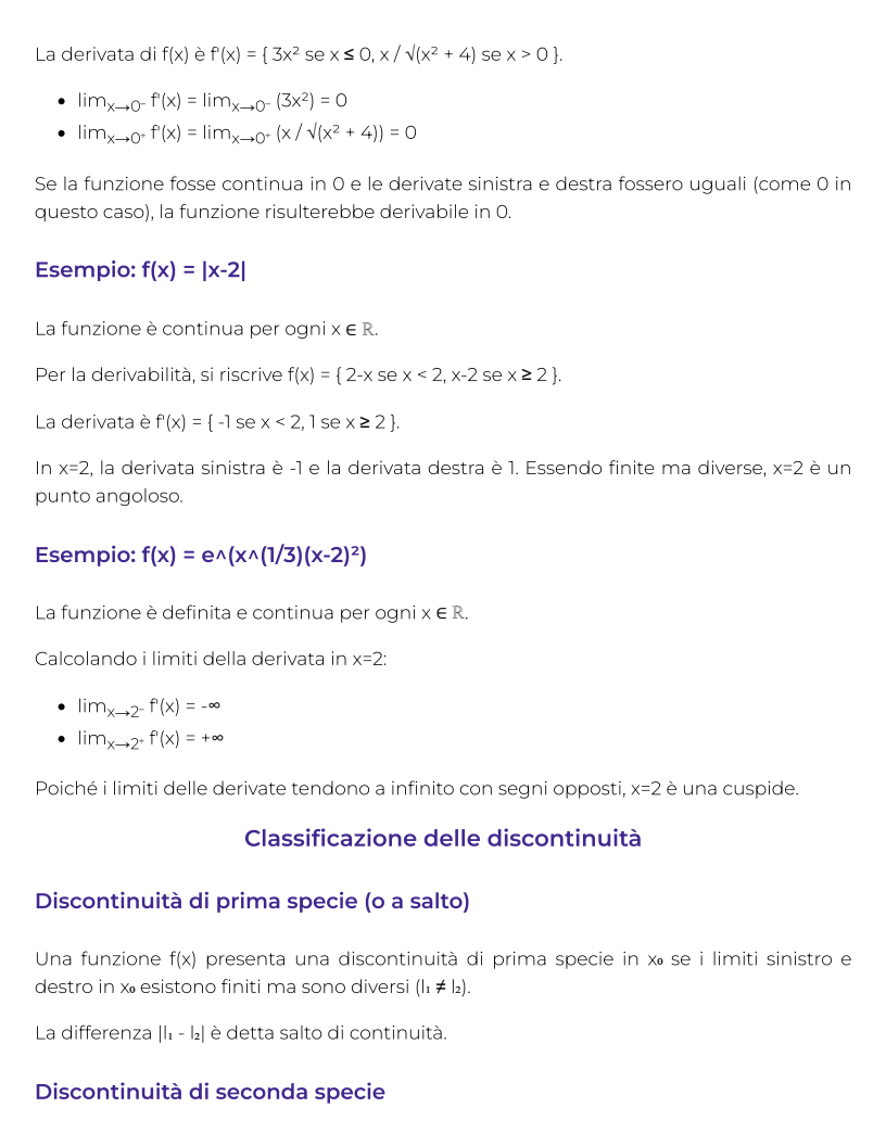 Riassunto di Analisi matematica