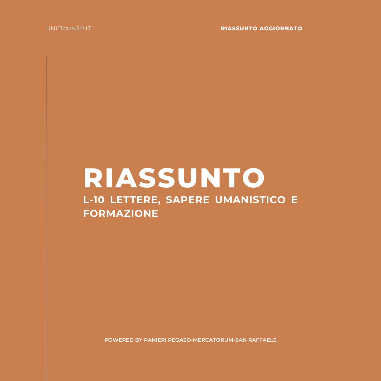 Riassunto aggiornato Didattica delle discipline umanistiche - 0102506MPED03INM -, L-10 Lettere, Pegaso