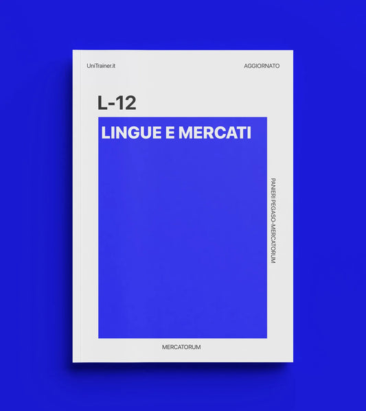 Paniere aggiornato Economia politica L-12, Mercatorum