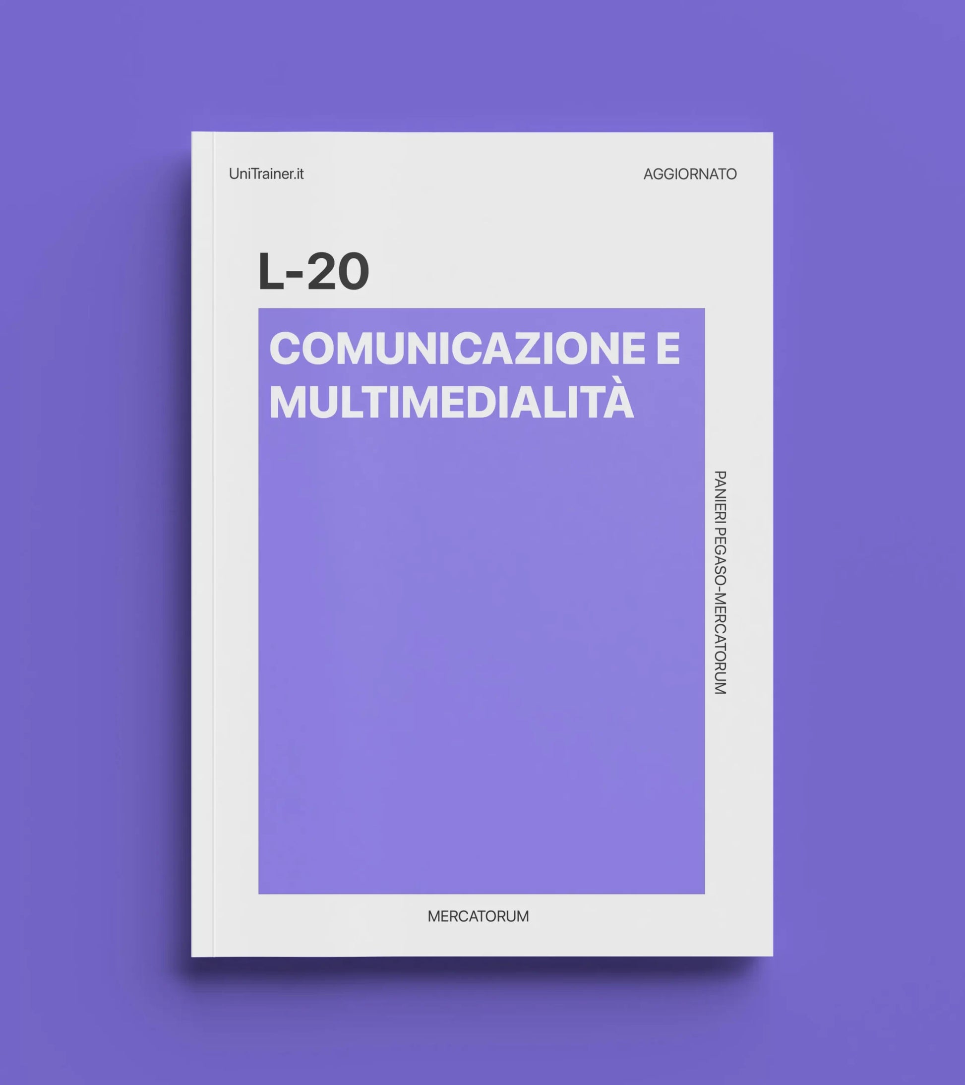 Paniere aggiornato Elementi di marketing e digital advertising strategy L-20, Mercatorum