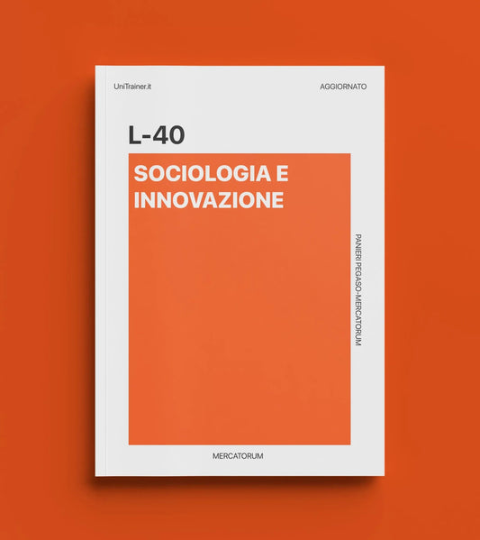 Paniere aggiornato Statistica per la ricerca sociale L-40, Mercatorum