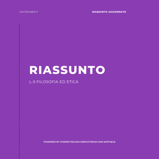 Riassunto di Etica delle professioni - 0052109MFIL03
