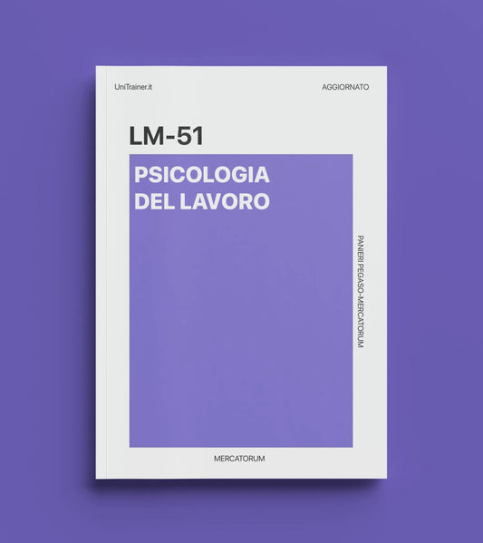 Paniere aggiornato Sociologia Generale LM-51, Mercatorum