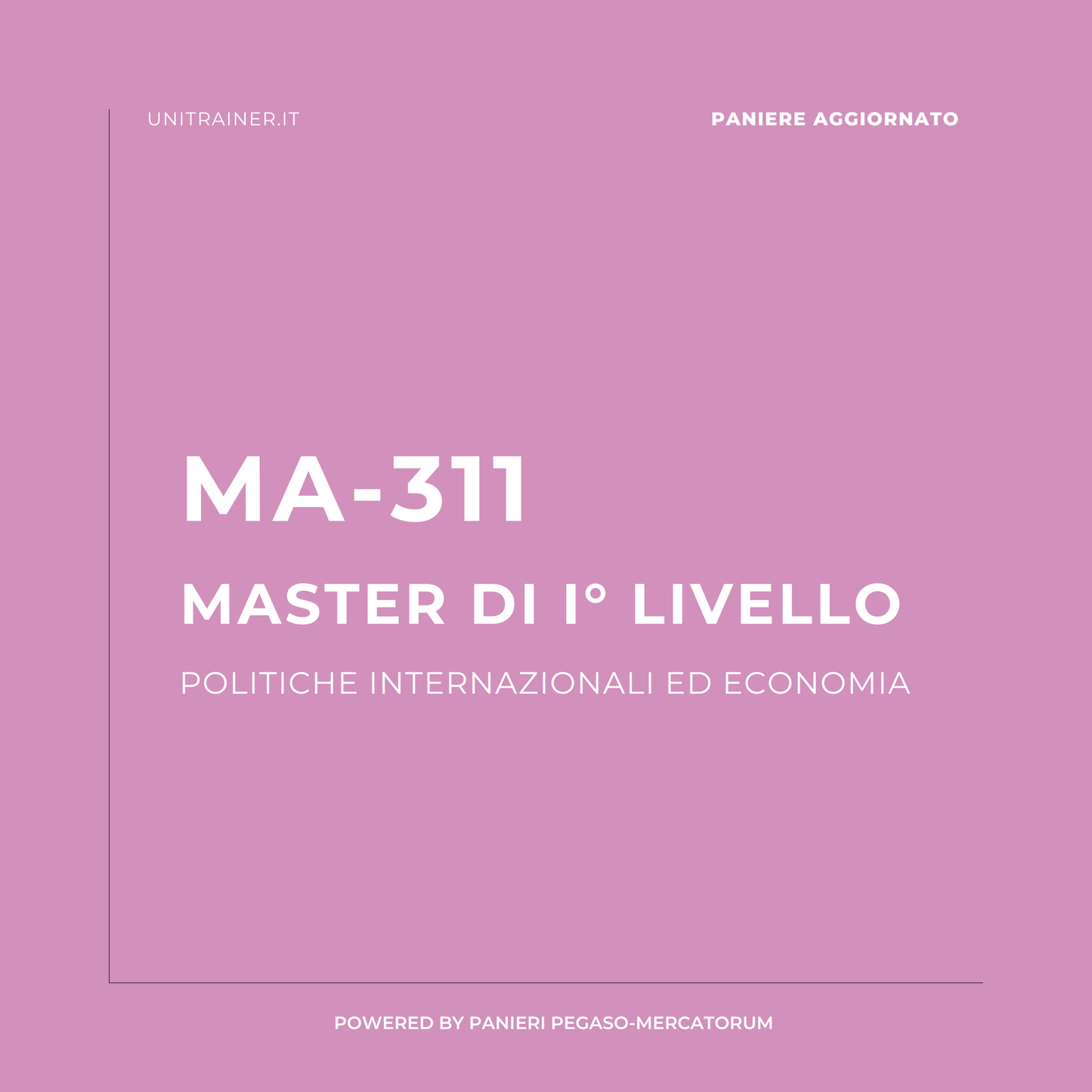 Panieri aggiornato Internazionalizzazione d'impresa MA311 - Politiche Internazionali ed Economia Master - Mercatorum, Mercatorum