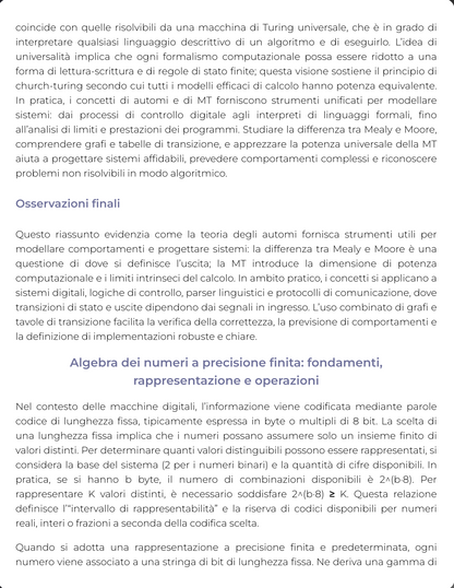 Riassunto di Informatica per Studi Umanistici