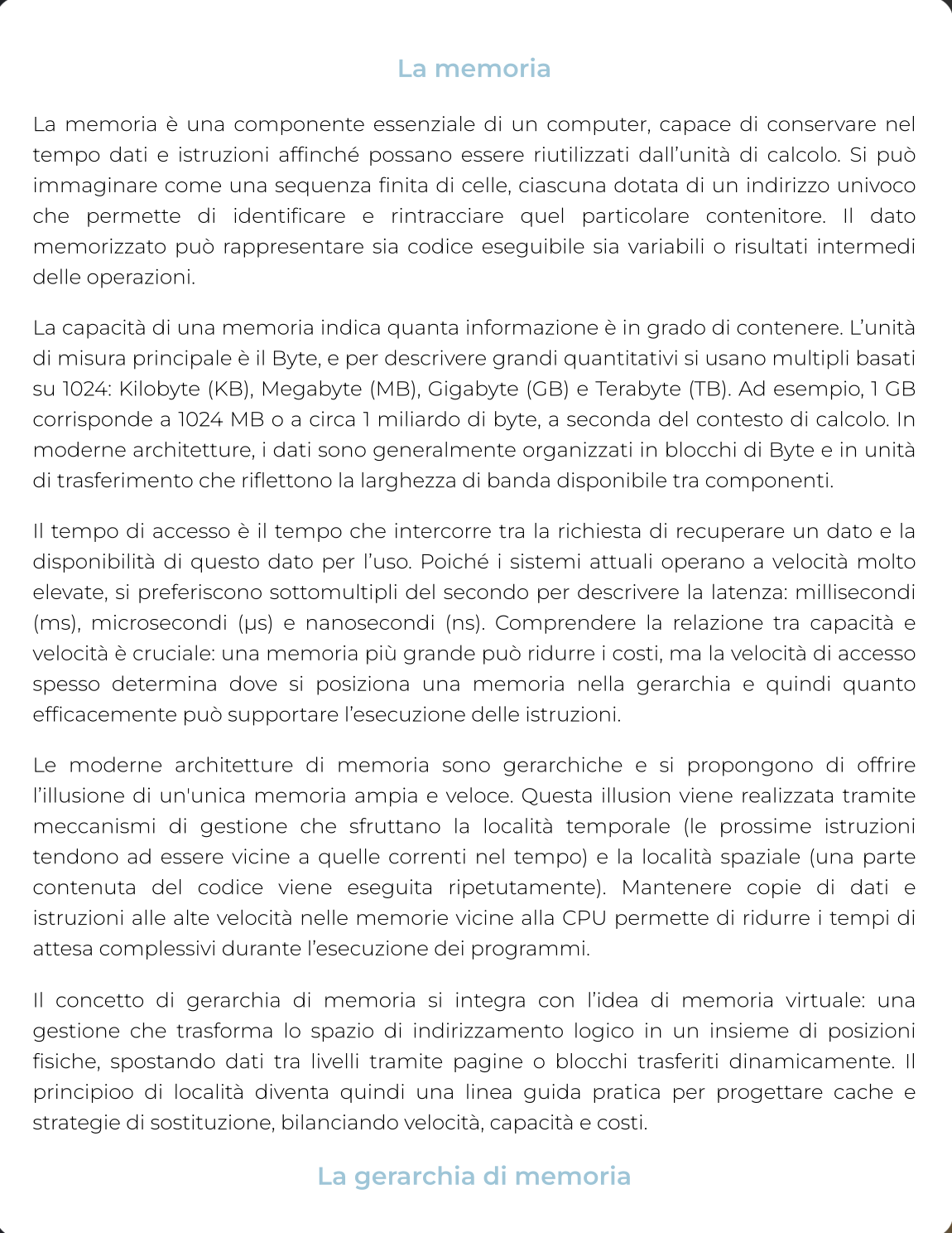 Riassunto di Prova di abilita' informatica — Pegaso