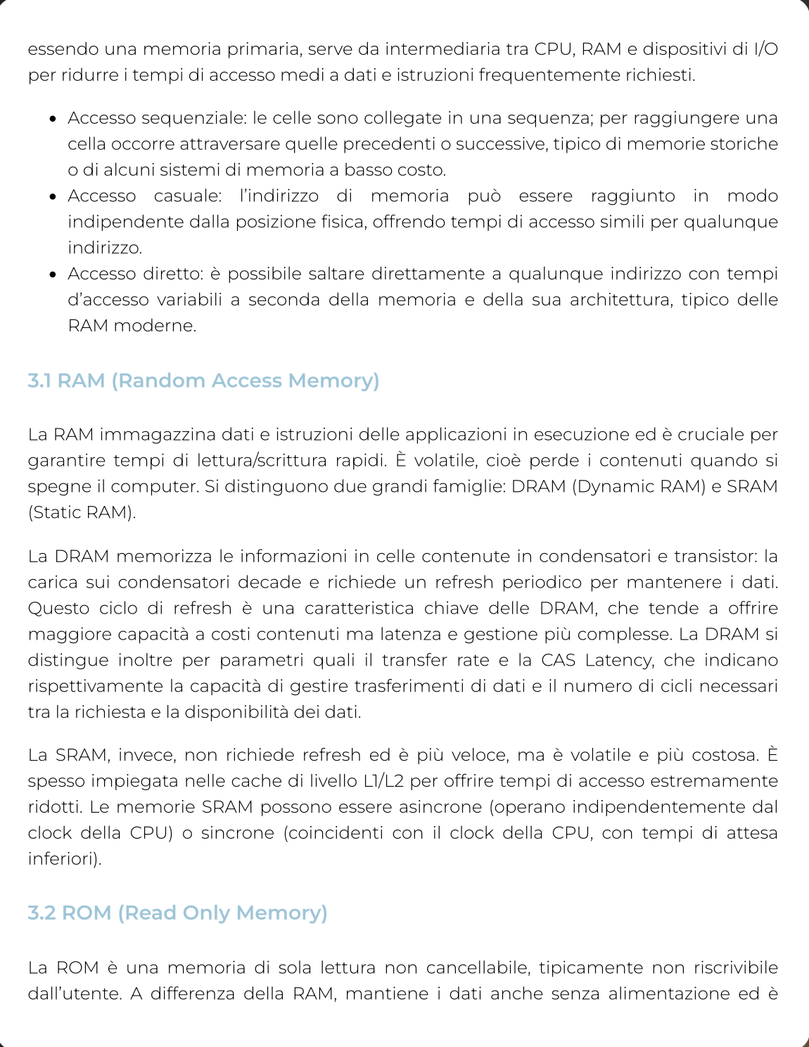 Riassunto di Prova di abilita' informatica — Pegaso