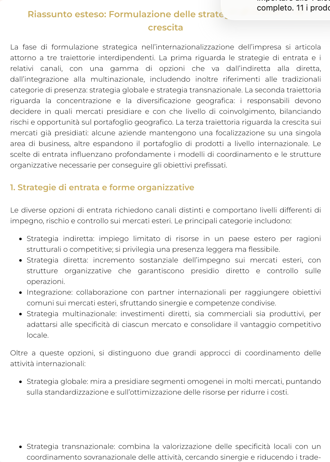 Riassunto di Sistemi di reporting, programmazione e controllo - 0612412SECSP07III