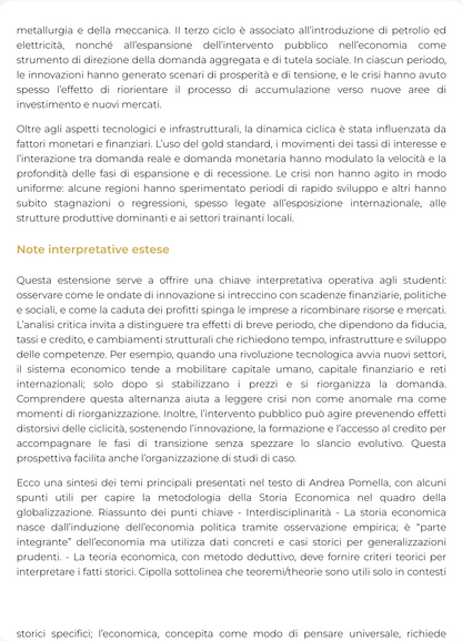 Riasssunto di Storia della globalizzazione e dei mercati internazionali - 0612206SECSP12