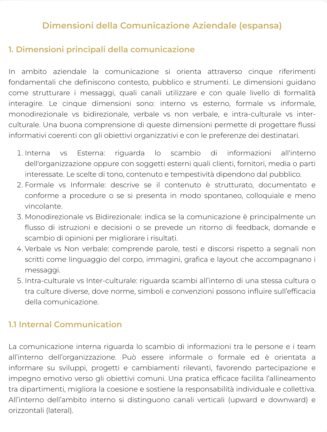 Riassunto di Lingua inglese - 0611306ING