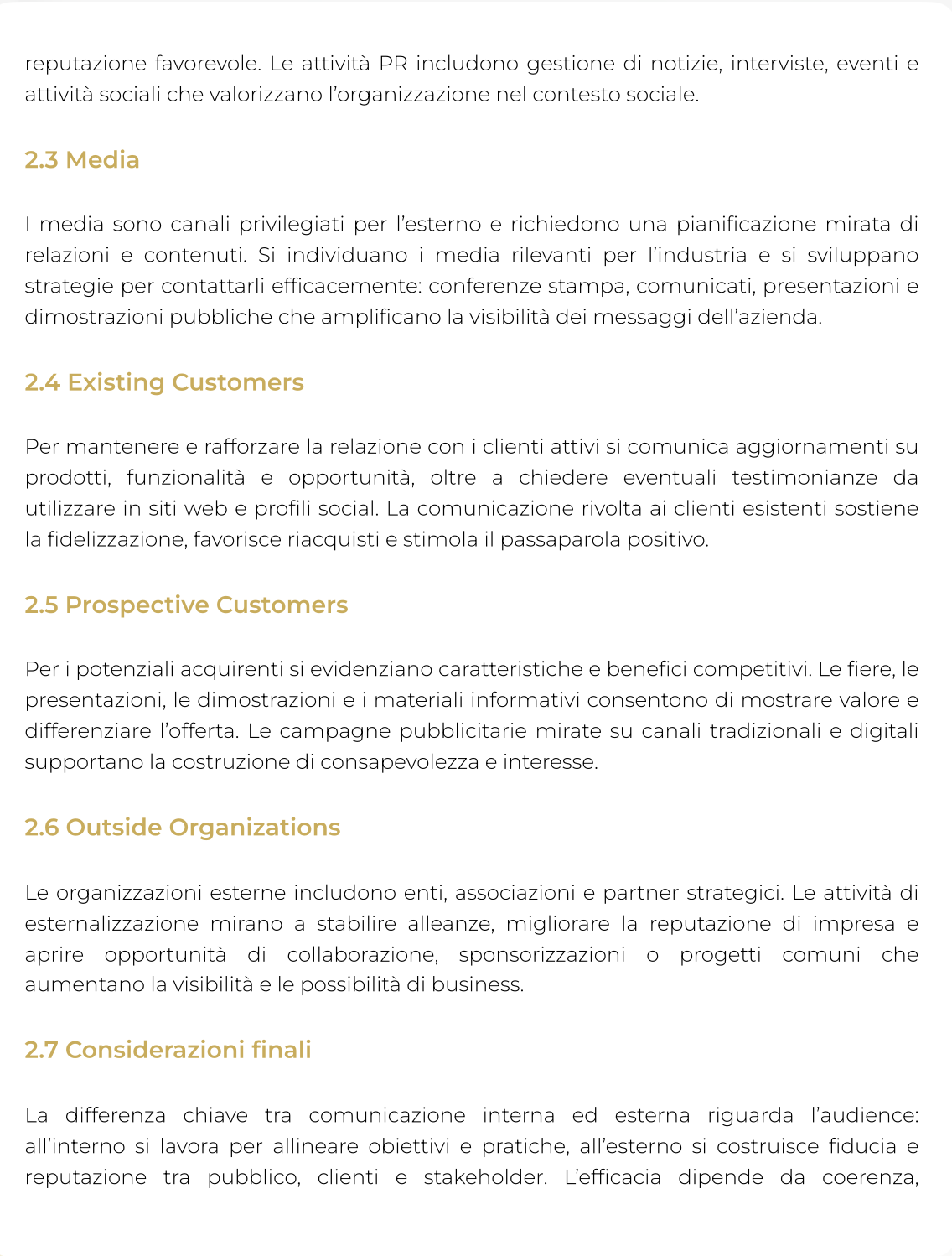 Riassunto di Lingua inglese - 0611306ING