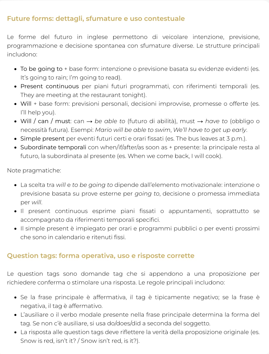 Riassunto di Lingua inglese - 0611306ING