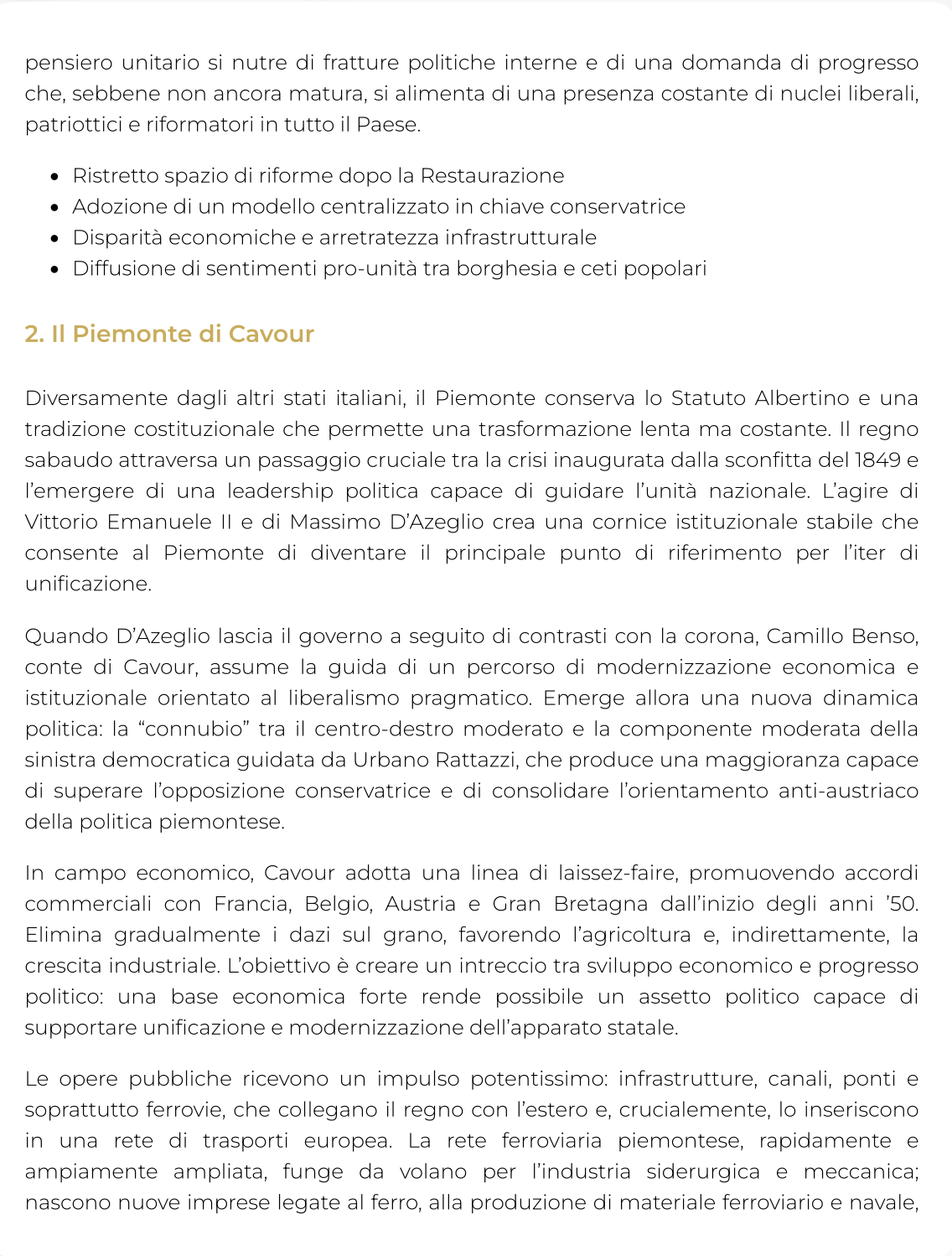 Riassunto di Storia contemporanea - 0392112MSTO04