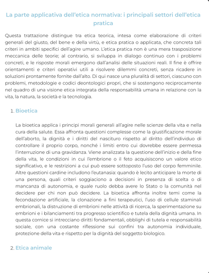Riassunto di Etica delle relazioni