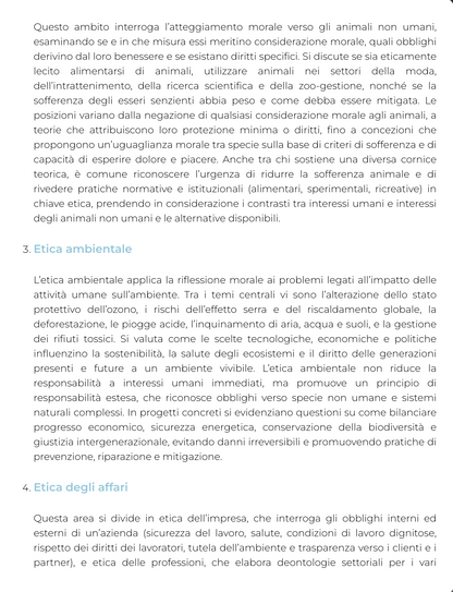 Riassunto di Etica delle relazioni