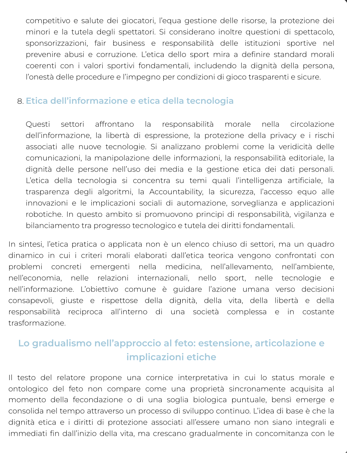 Riassunto di Etica delle relazioni