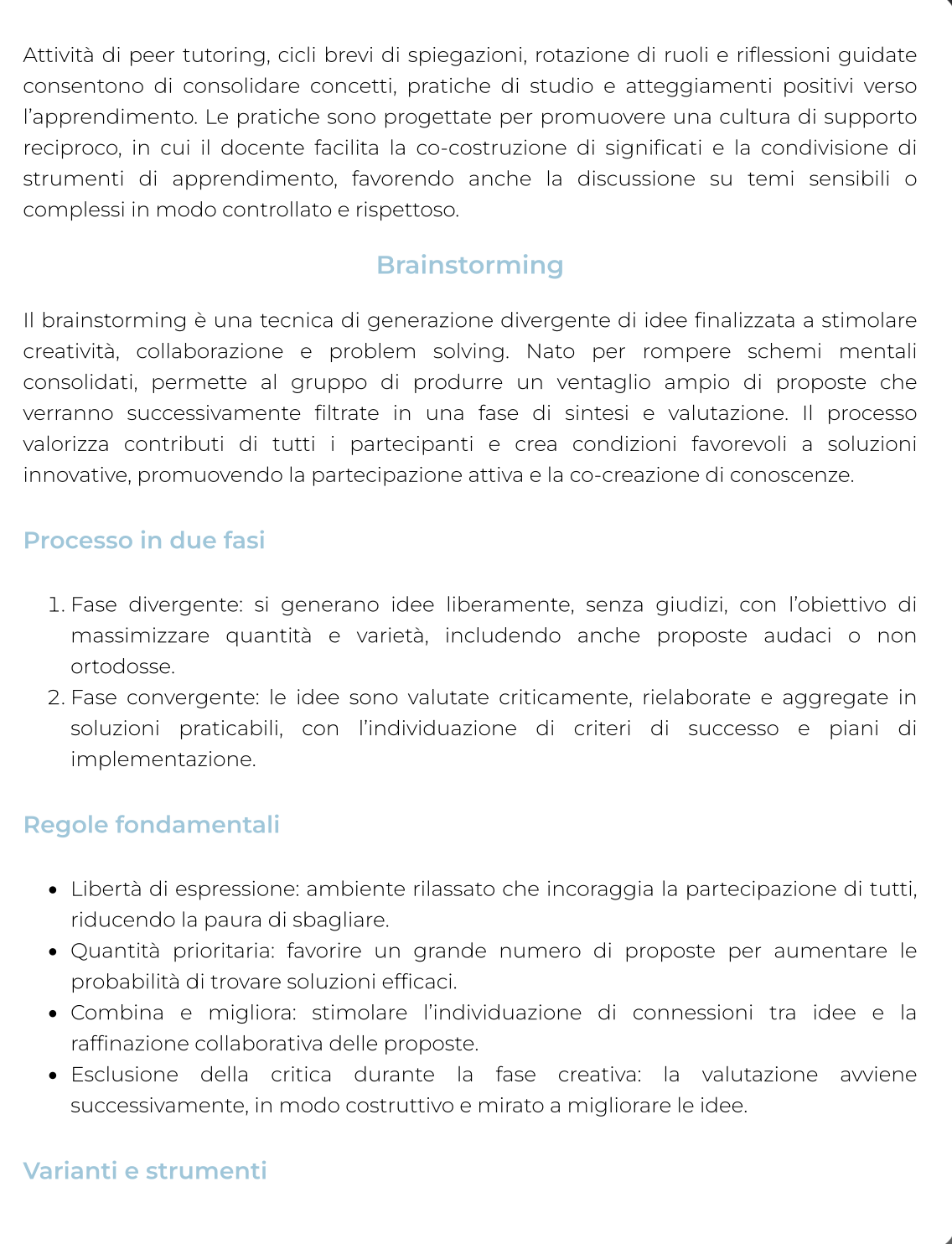 Riassunto Didattica generale e dell'inclusione