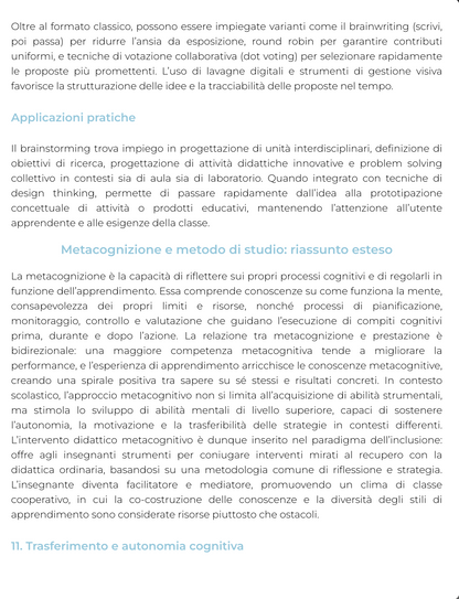 Riassunto Didattica generale e dell'inclusione