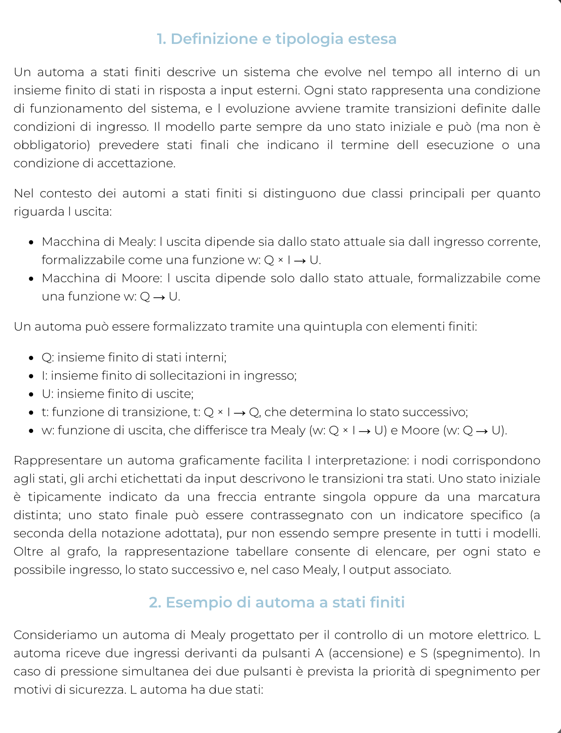 Riassunto di Idoneità informatica