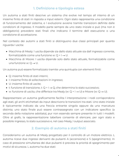 Riassunto di Idoneità informatica