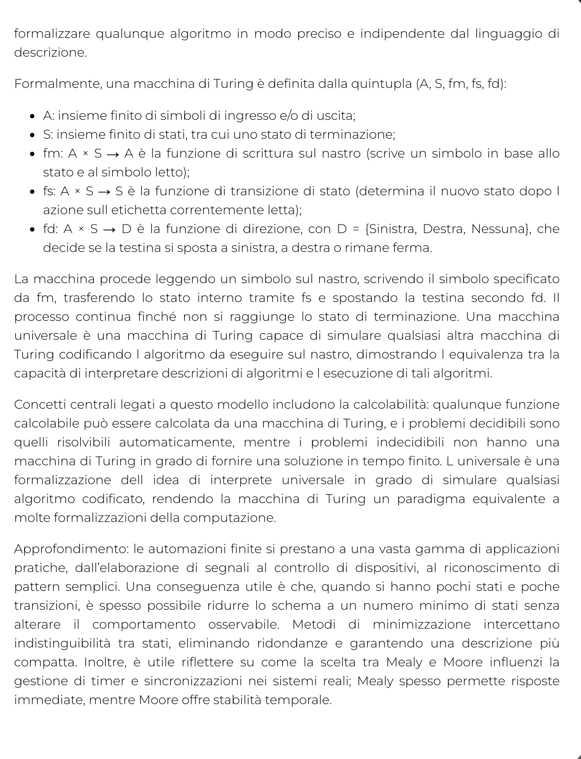 Riassunto di Idoneità informatica