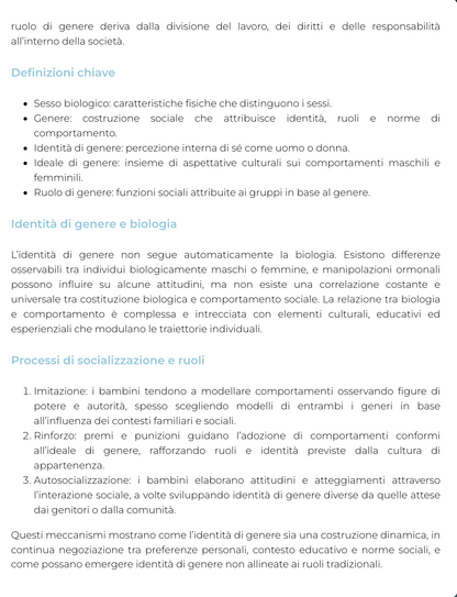 Riassunto di Sociologia dell'educazione e della prima infanzia — Pegaso