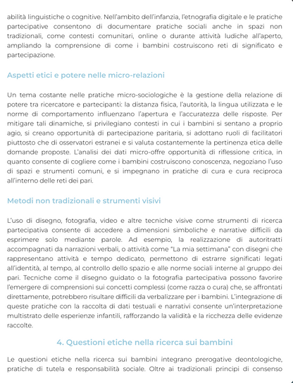 Riassunto di Sociologia dell'educazione e della prima infanzia — Pegaso