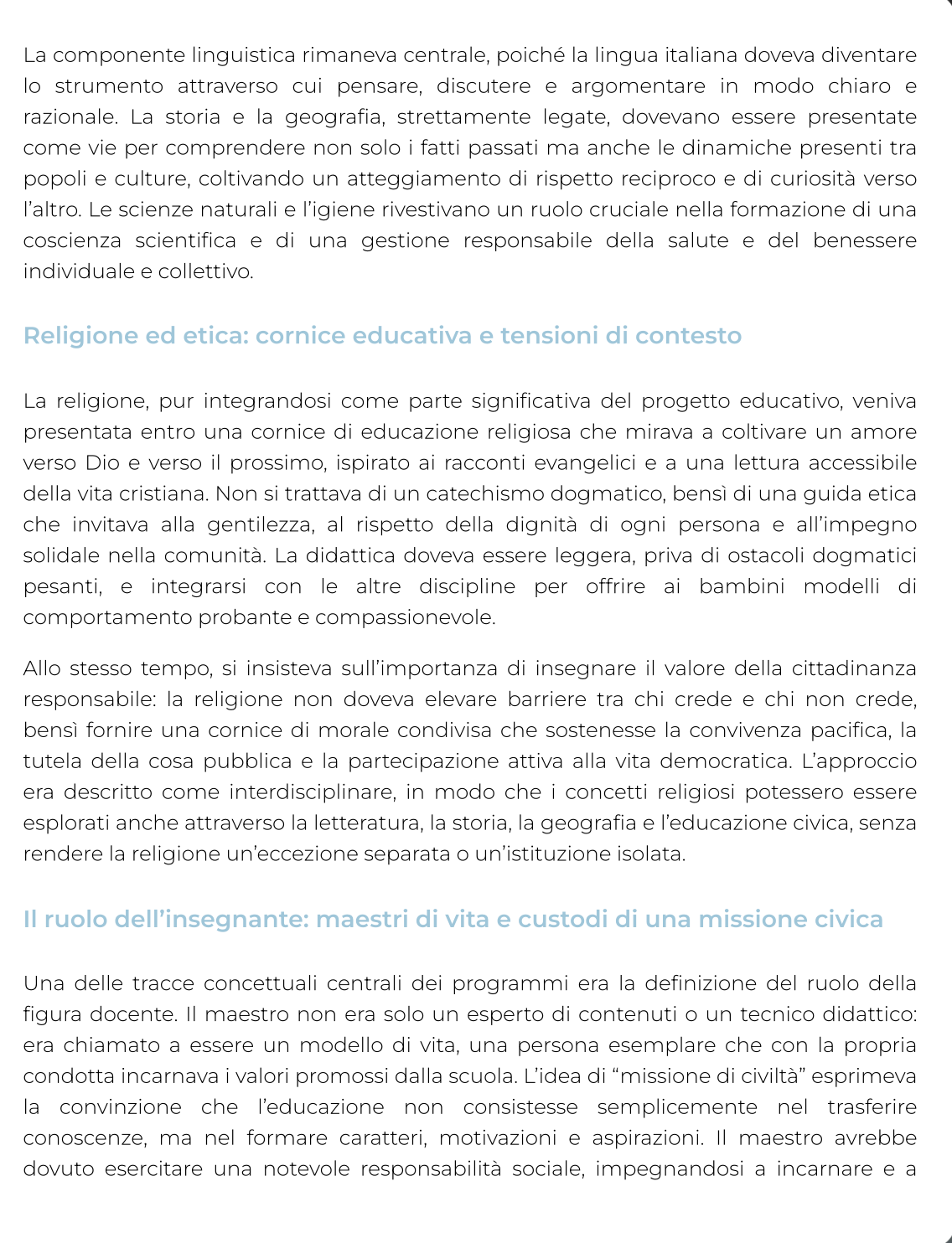 Riassunto di Sociologia dell'educazione e della prima infanzia